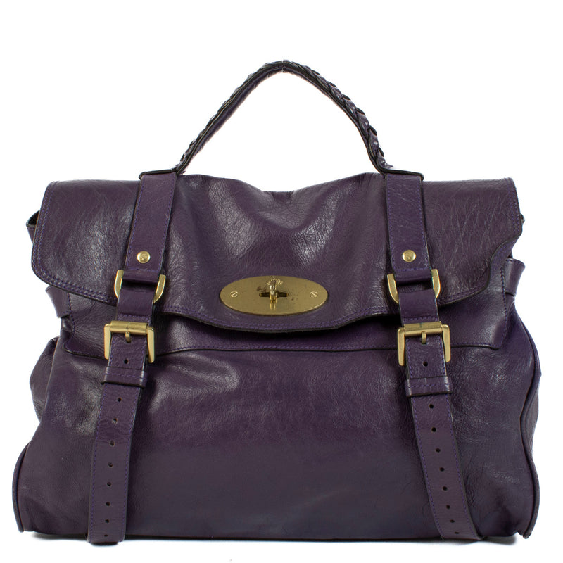 Mulberry Purple Alexa Shoulder Bag