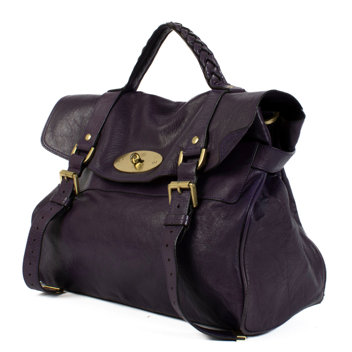 Mulberry Purple Alexa Shoulder Bag