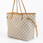 shop 100% authentic second hand Louis Vuitton Damier Azur Neverfull MM on Labellov.com
