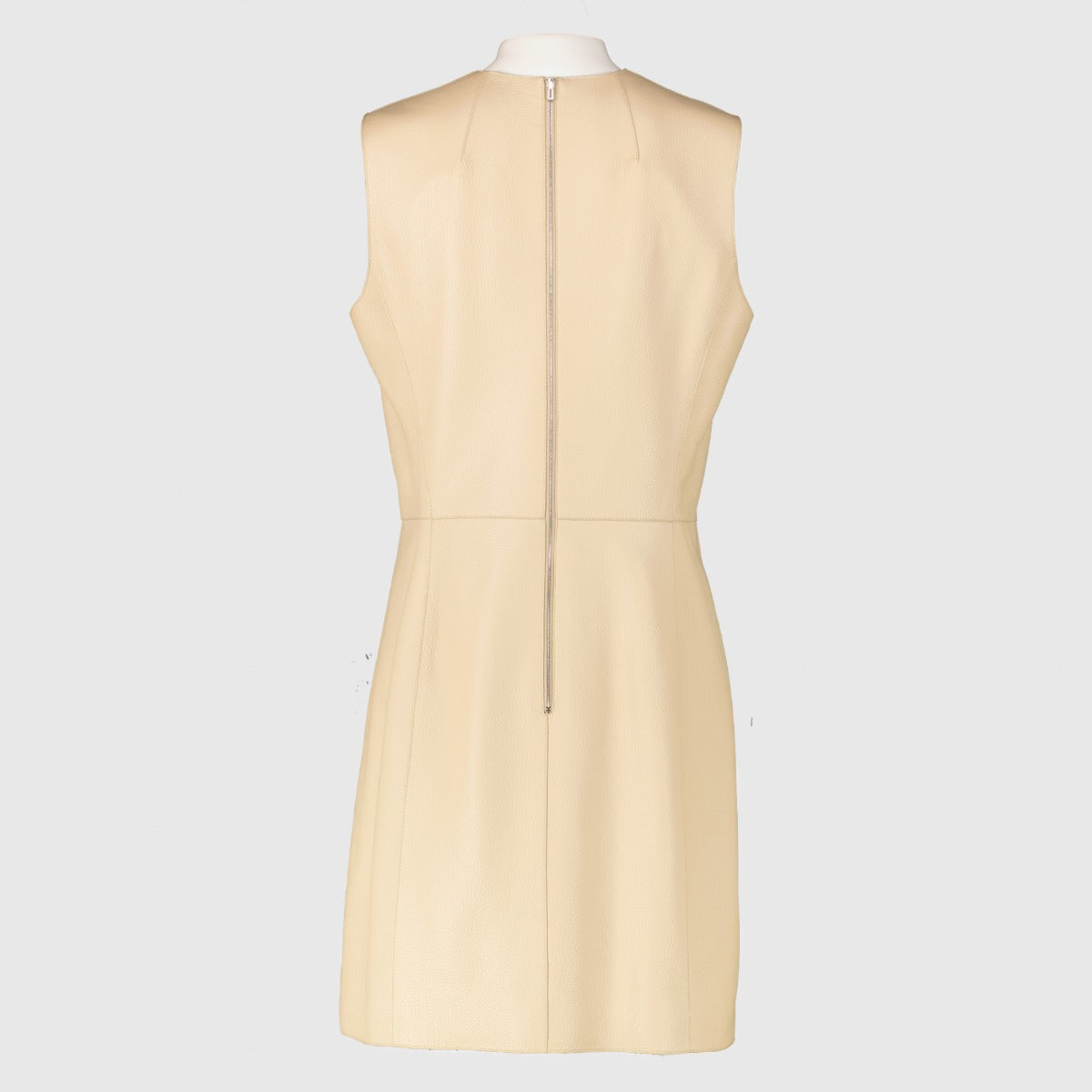 Authentic pre-loved Hermès Beige Deerskin Dress - Size 38 on Labellov.com