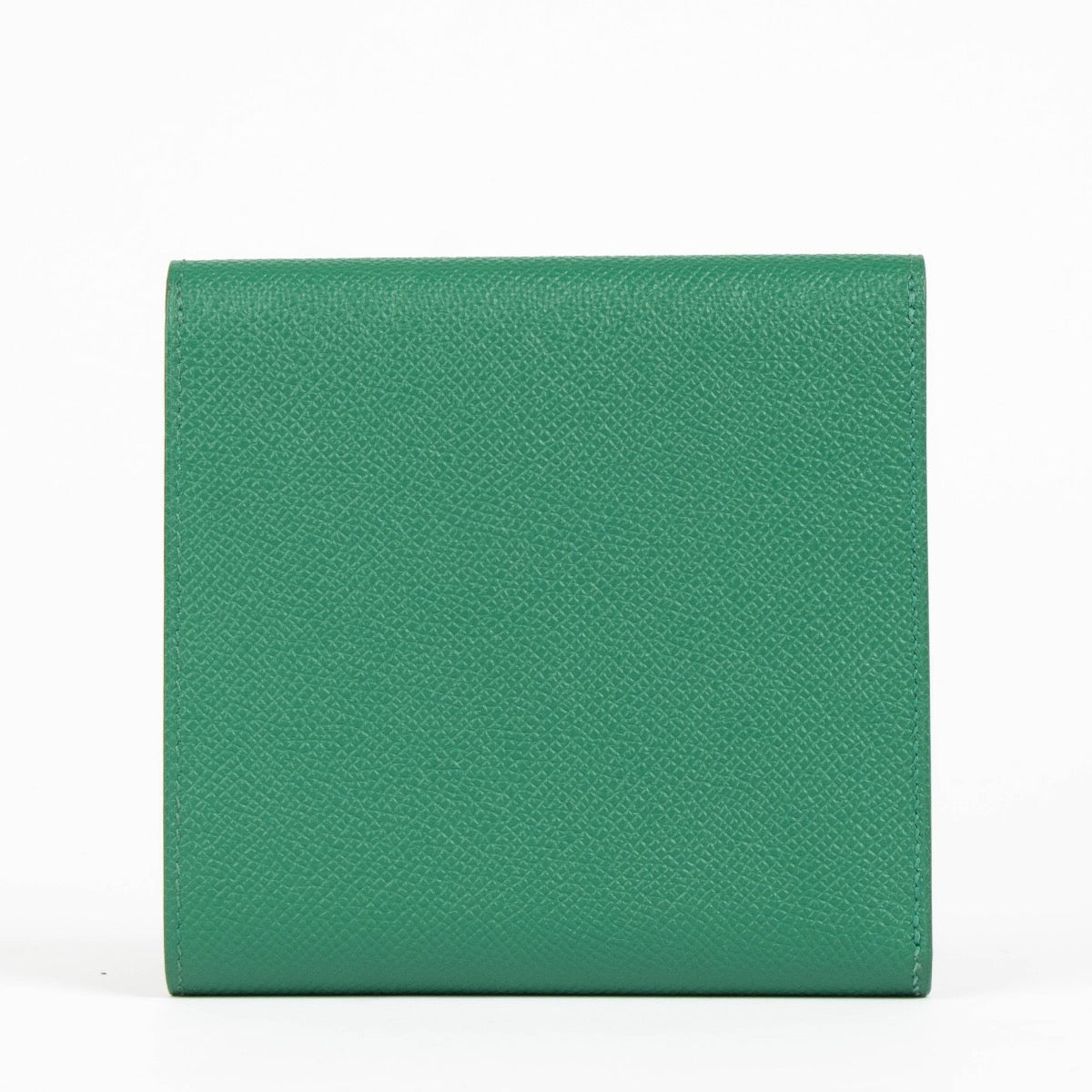 Authentic pre-loved Hermès Green Epsom Clic 12 Wallet on Labellov.com