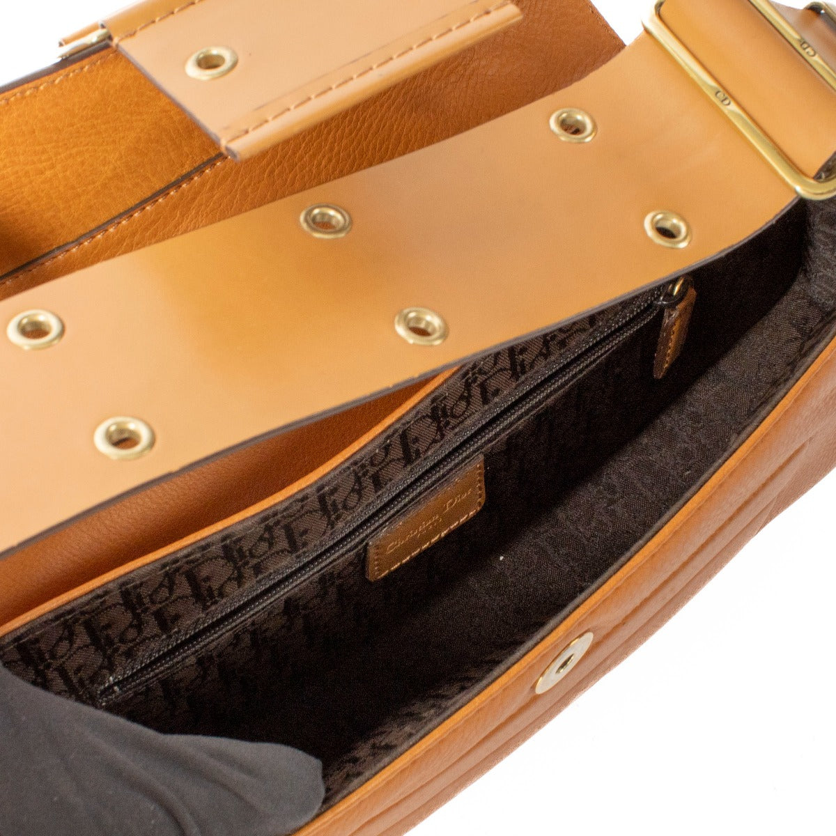 Shop 100% authentic Christian Dior Camel Leather Street Chic Avenue Bag at Labellov.com.