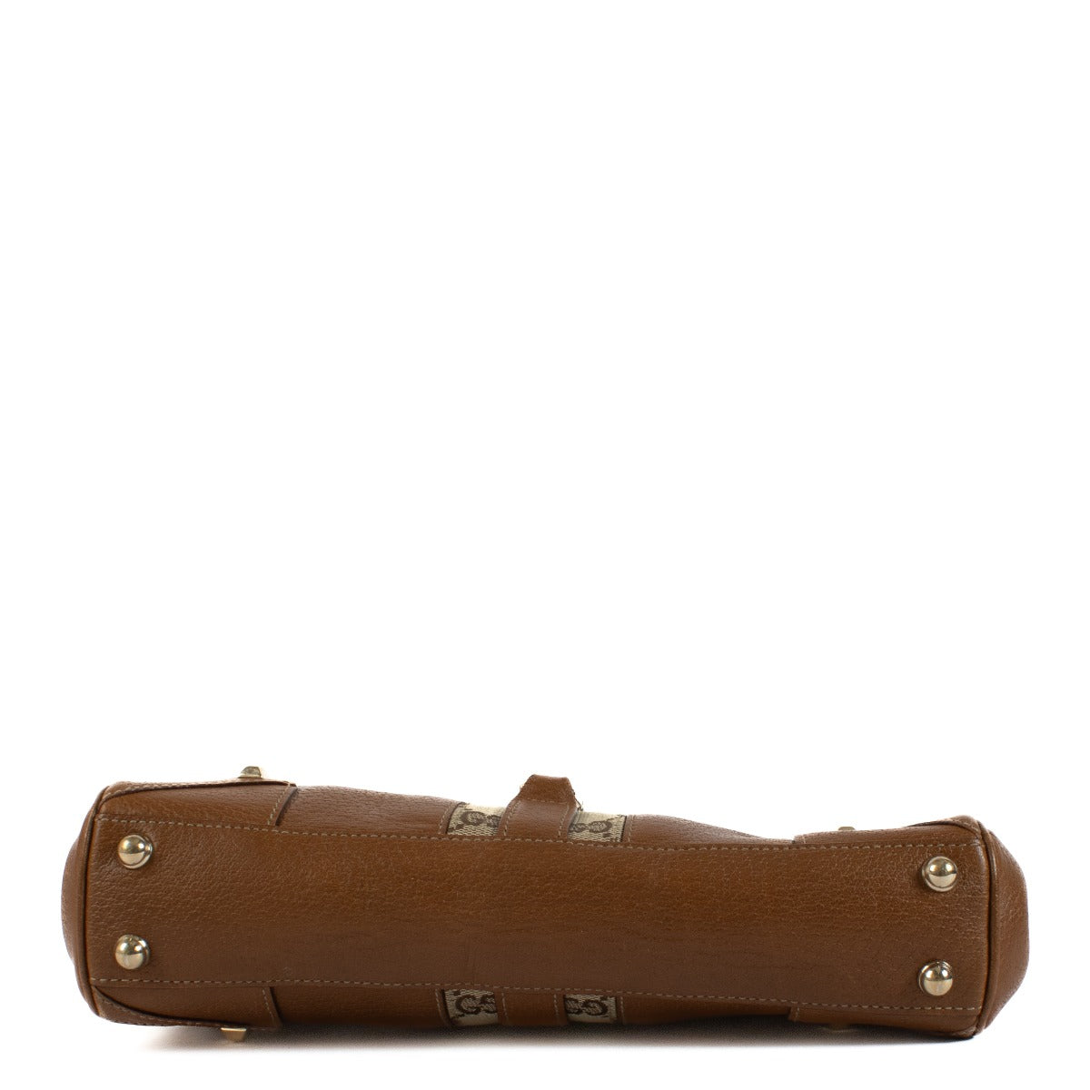 Shop 100% authentic Gucci Brown Leather Monogram Jackie Hobo Small Bag at Labellov.com.