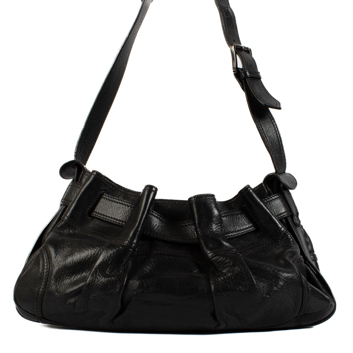 Shop 100% authentic Burberry Black Leather Shoulder bag at Labellov.com.