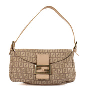 Shop 100% authentic Fendi Dusky Pink Zucchino FF Baguette Bag at Labellov.com.