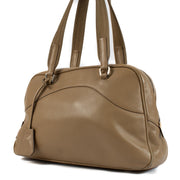 Shop 100% authentic Prada Beige City Calf Bowling Bag at Labellov.com.