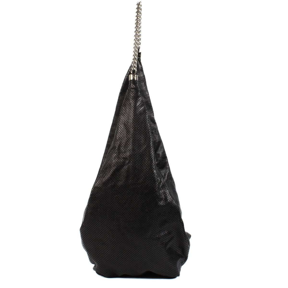 Chanel Zwarte Geperforeerde Rodeo Drive Grote Hobo Tas