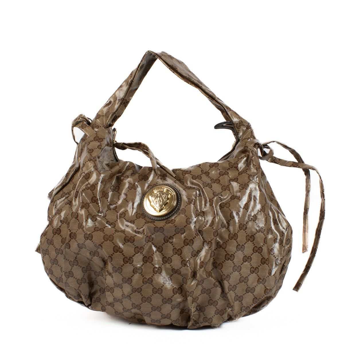 Gucci GG Crystal Canvas Hysteria Hobo Bag