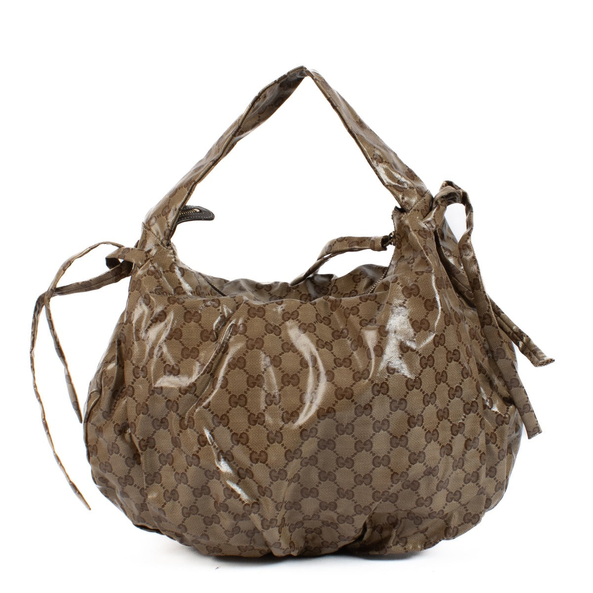 Sac hobo Gucci Hysteria en toile GG Crystal