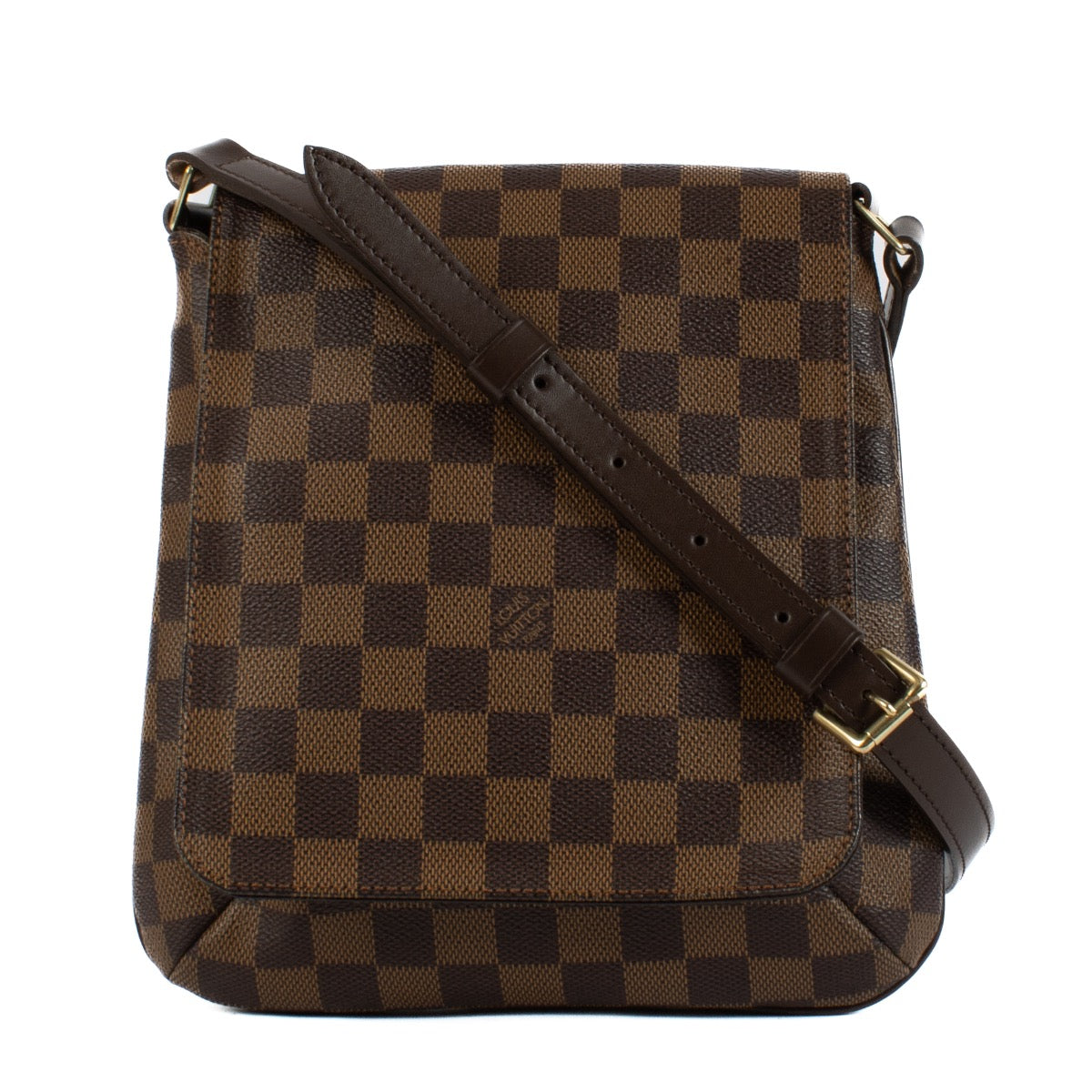 Louis Vuitton Damier Ebene Musette Salsa PM Crossbody Bag for the best price at Labellov secondhand luxury in Antwerp. Koop en verkoop aan de beste prijs bij Labellov tweedehands luxe.