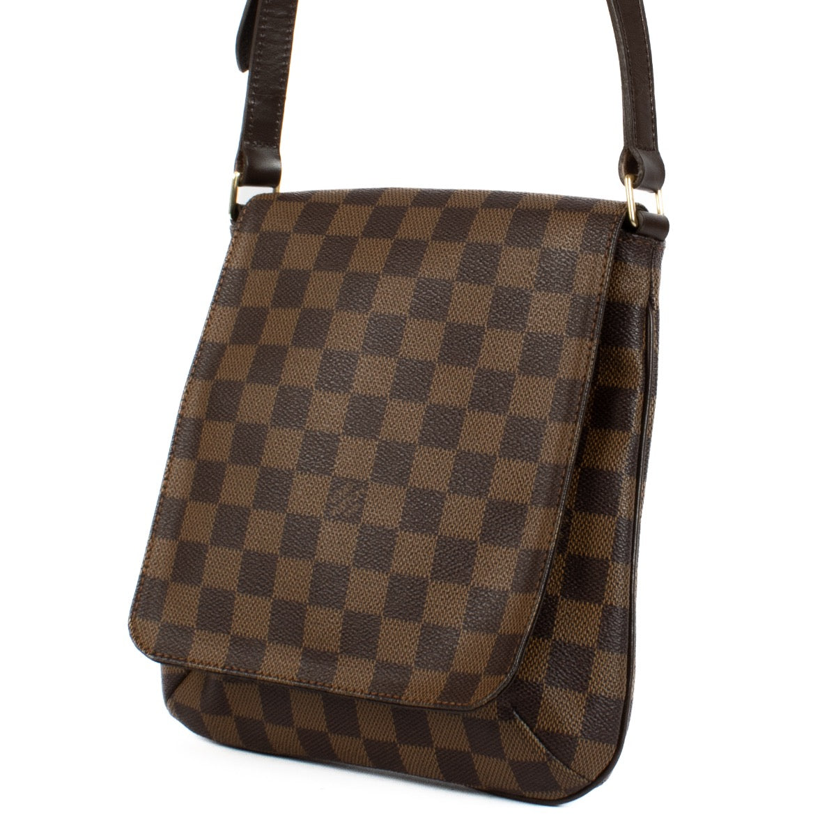 Louis Vuitton Damier Ebene Musette Salsa PM Crossbody Bag for the best price at Labellov secondhand luxury in Antwerp. Koop en verkoop aan de beste prijs bij Labellov tweedehands luxe.