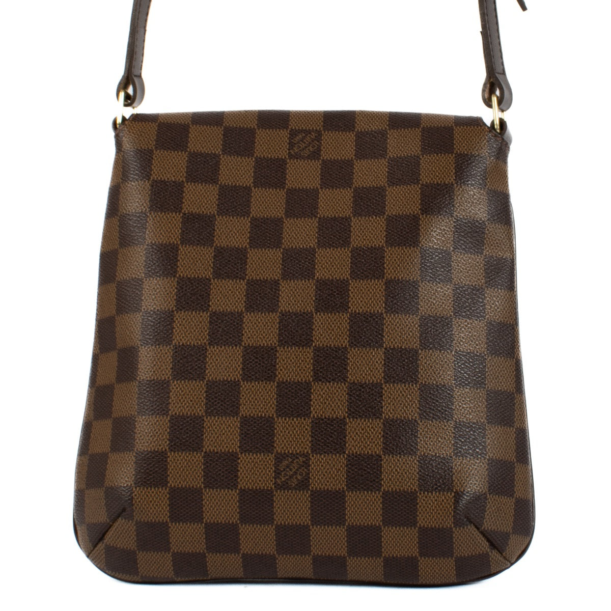 Louis Vuitton Damier Ebene Musette Salsa PM Crossbody Bag for the best price at Labellov secondhand luxury in Antwerp. Koop en verkoop aan de beste prijs bij Labellov tweedehands luxe.