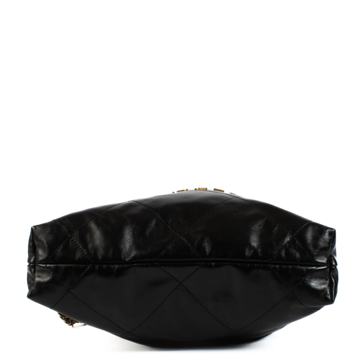 Chanel Black Shiny Calfskin 22 Backpack