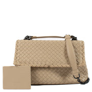 Shop 100% authentic second hand Bottega Veneta Beige Shoulder Bag on Labellov.com