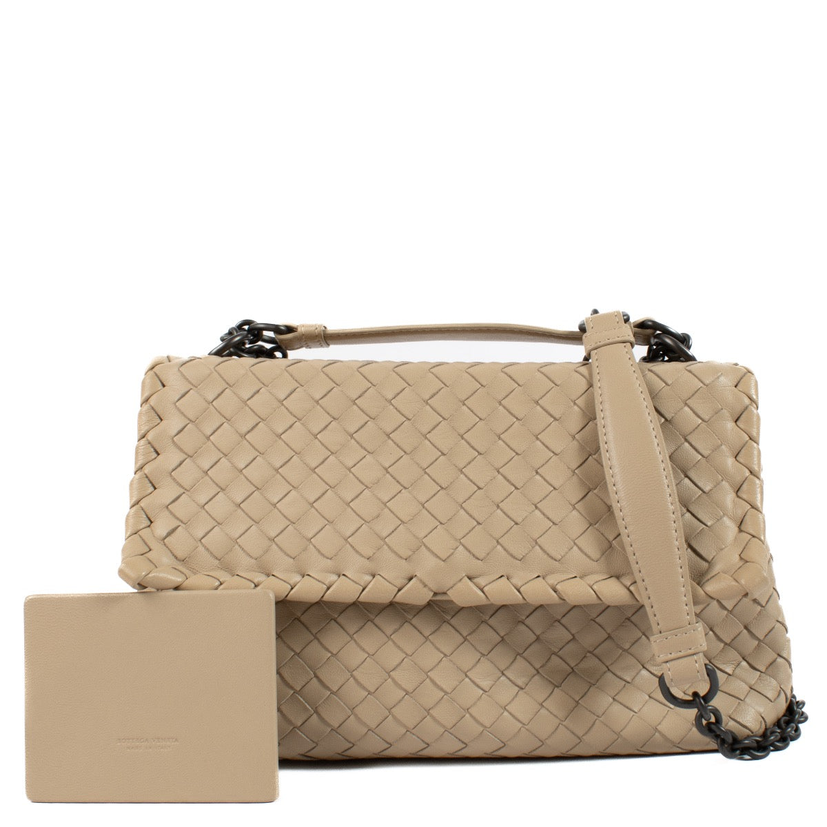 Shop 100% authentic second hand Bottega Veneta Beige Shoulder Bag on Labellov.com