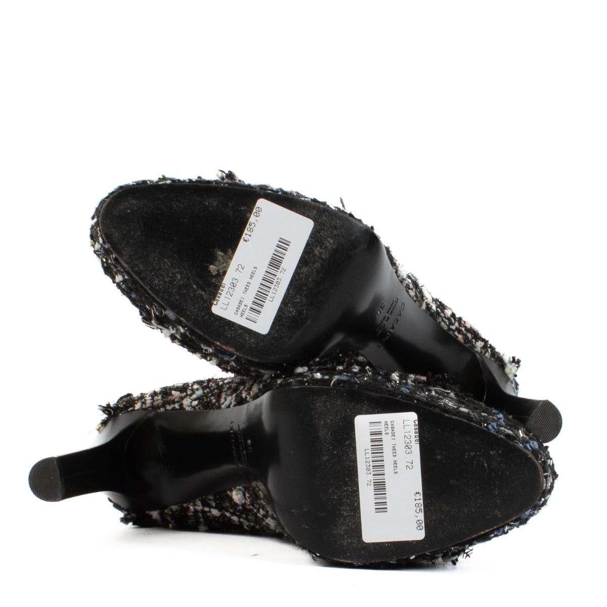 shop 100% authentic second hand Casadei Tweed Boots - Size 38 on Labellov.com