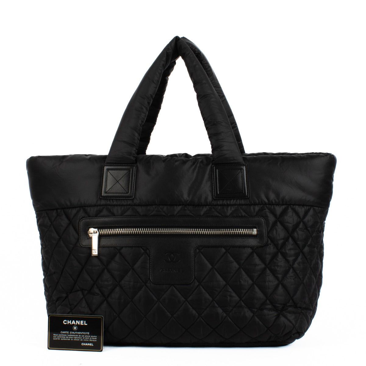 Shop 100% authentic Chanel Black Cocoon Top Handle Bag at Labellov.com.