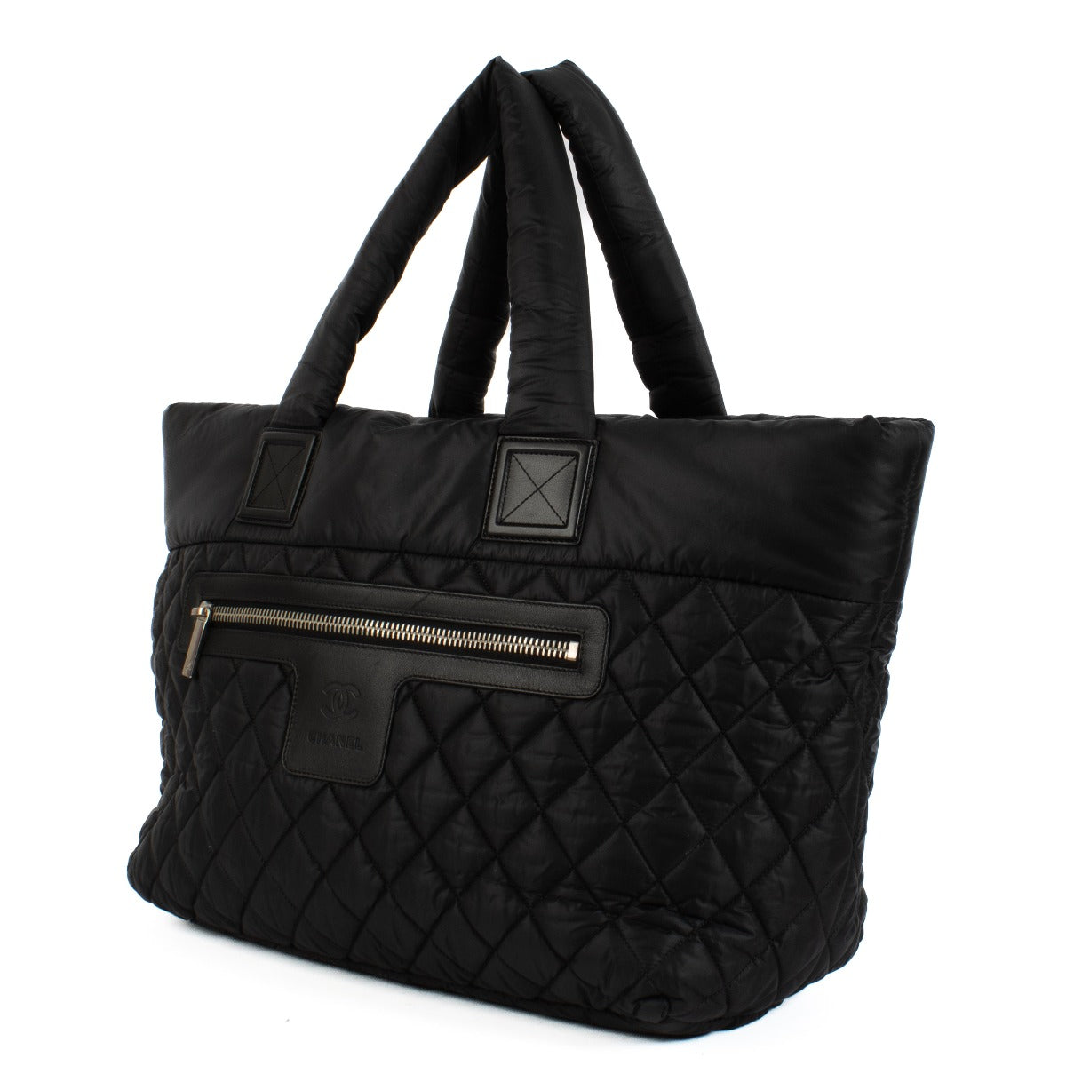 Shop 100% authentic Chanel Black Cocoon Top Handle Bag at Labellov.com.