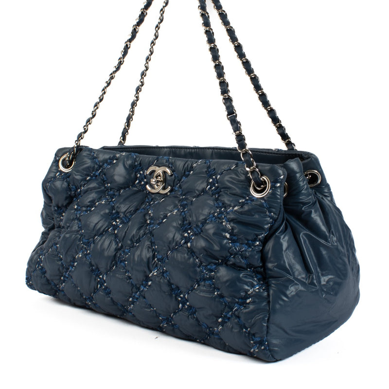 Shop 100% authentic secondhand Chanel Blue Quilted Bubble Shoulder Bag on Labellov.com