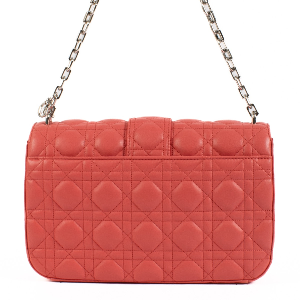 shop 100% authentic second hand Christian Dior Coral Cannage Medium Miss Dior Flap Bag on Labellov.com