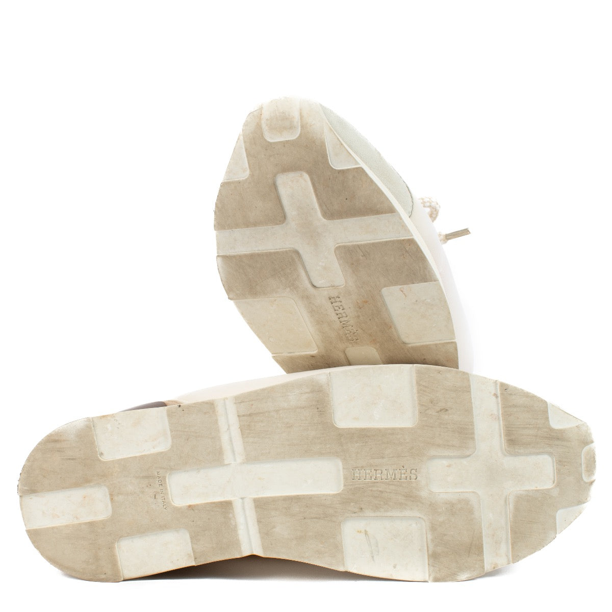 Authentic second hand Hermès White Sneakers on Labellov.com