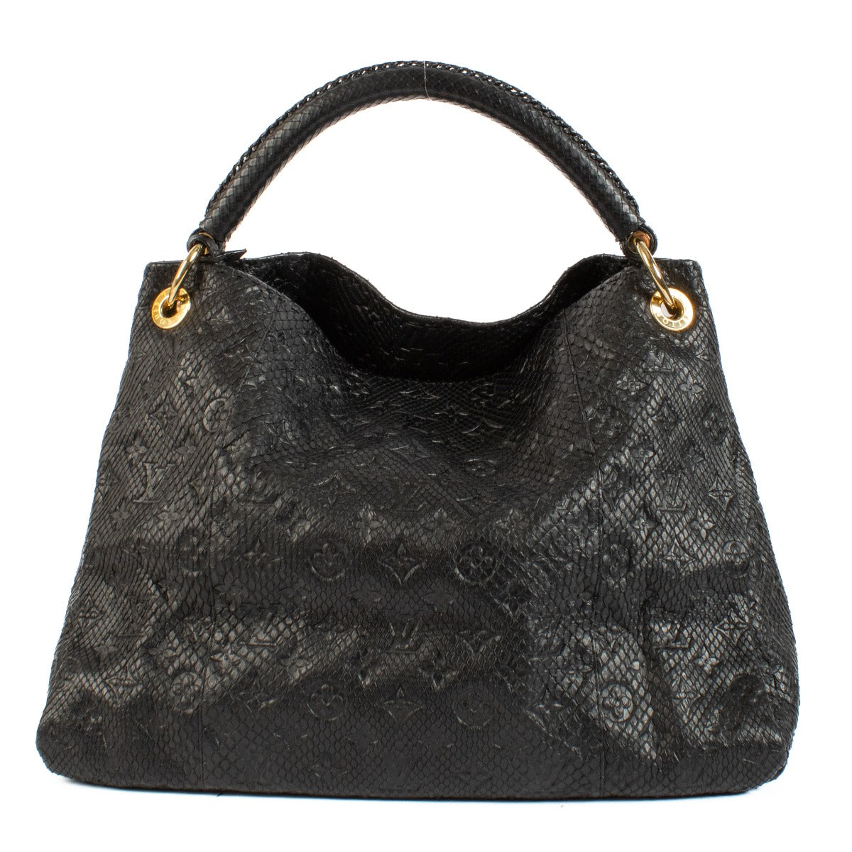 Louis Vuitton Black Monogram Python Artsy MM Bag – Labellov