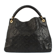 Shop safe online at Labellov in Antwerp, Brussels and Knokke this 100% authentic second hand Louis Vuitton Black Monogram Python Artsy MM Bag