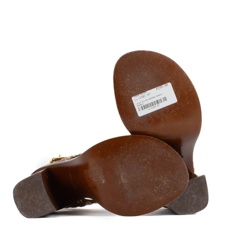 shop 100% authentic second hand Louis Vuitton Monogram Sandals - Size 39 on Labellov.com