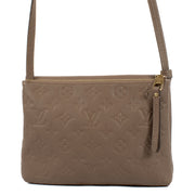 Buy authentic second hand Louis Vuitton Brown Leather Félicie Pochette Shoulder bag at Labellov.com