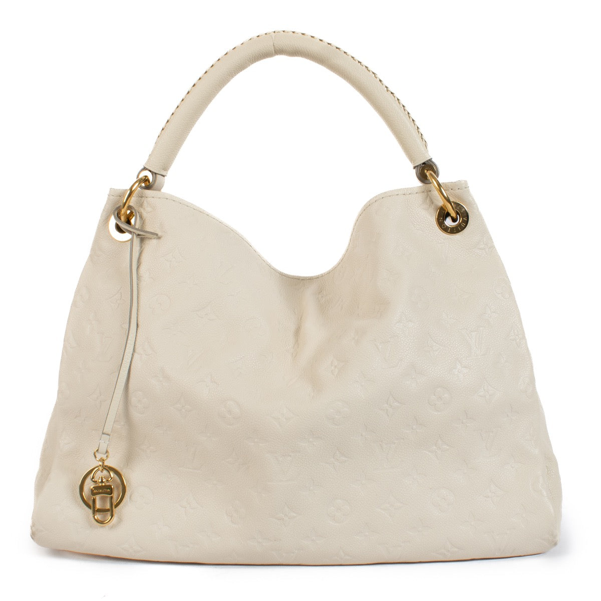 Shop safe online at Labellov in Antwerp, Brussels and Knokke this 100% authentic second hand Louis Vuitton White Monogram Artsy MM Bag