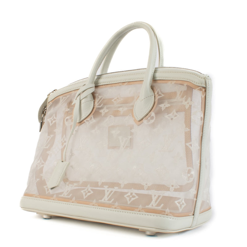 Shop safe online at Labellov in Antwerp, Brussels and Knokke this 100% authentic second hand Louis Vuitton Monogram Transparance Lockit Top Handle Bag