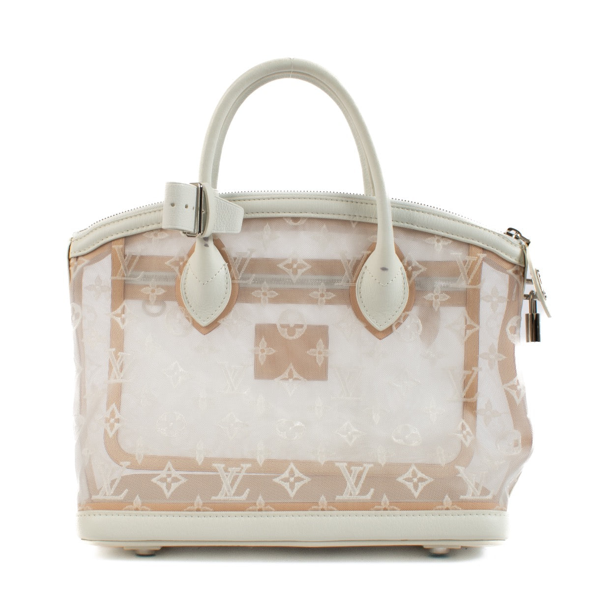 Shop safe online at Labellov in Antwerp, Brussels and Knokke this 100% authentic second hand Louis Vuitton Monogram Transparance Lockit Top Handle Bag