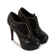 shop 100% authentic second hand Louis Vuitton Black Zipper Heels - Size 38 on Labellov.com