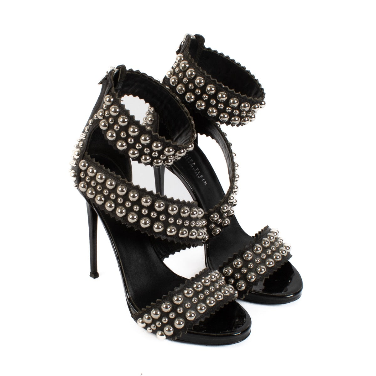 shop 100% authentic second hand Philipp Plein Black Heels - Size 38 on Labellov.com