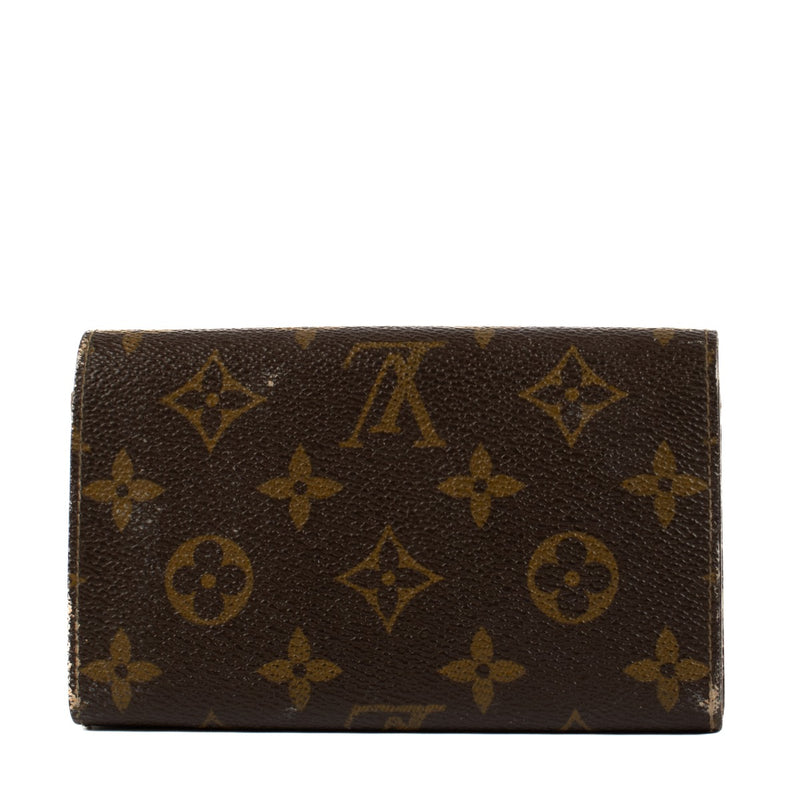 Shop 100% authentic Louis Vuitton Monogram Porte Monnaie Tresor Wallet at Labellov.com.