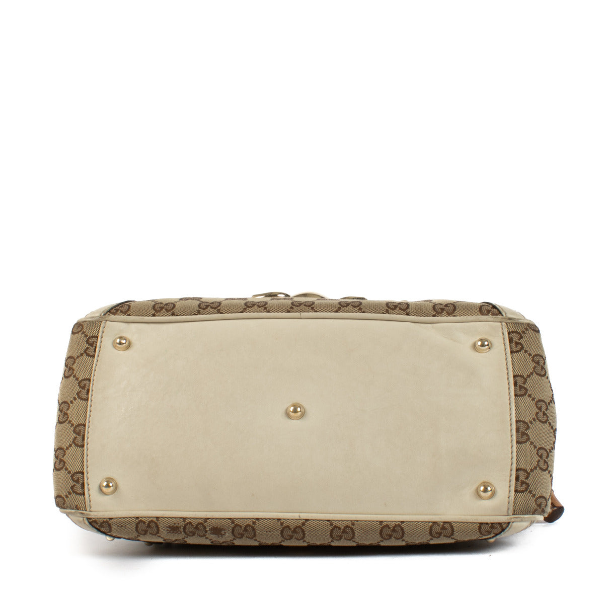 Gucci GG Canvas Horsebit Wave Boston Bag
