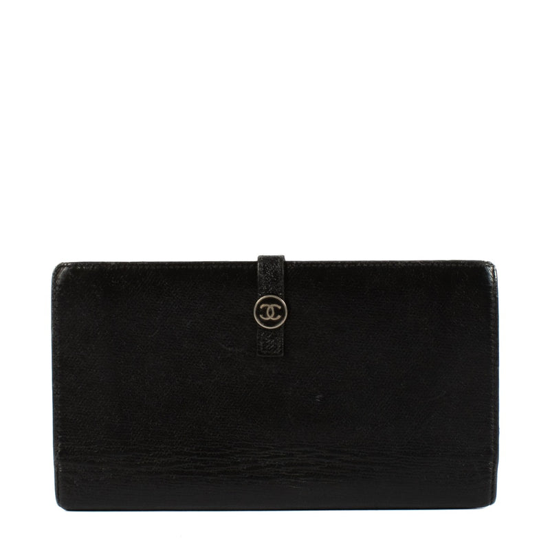 Shop 100% authentic Chanel Leather Black Wallet at Labellov.com.
