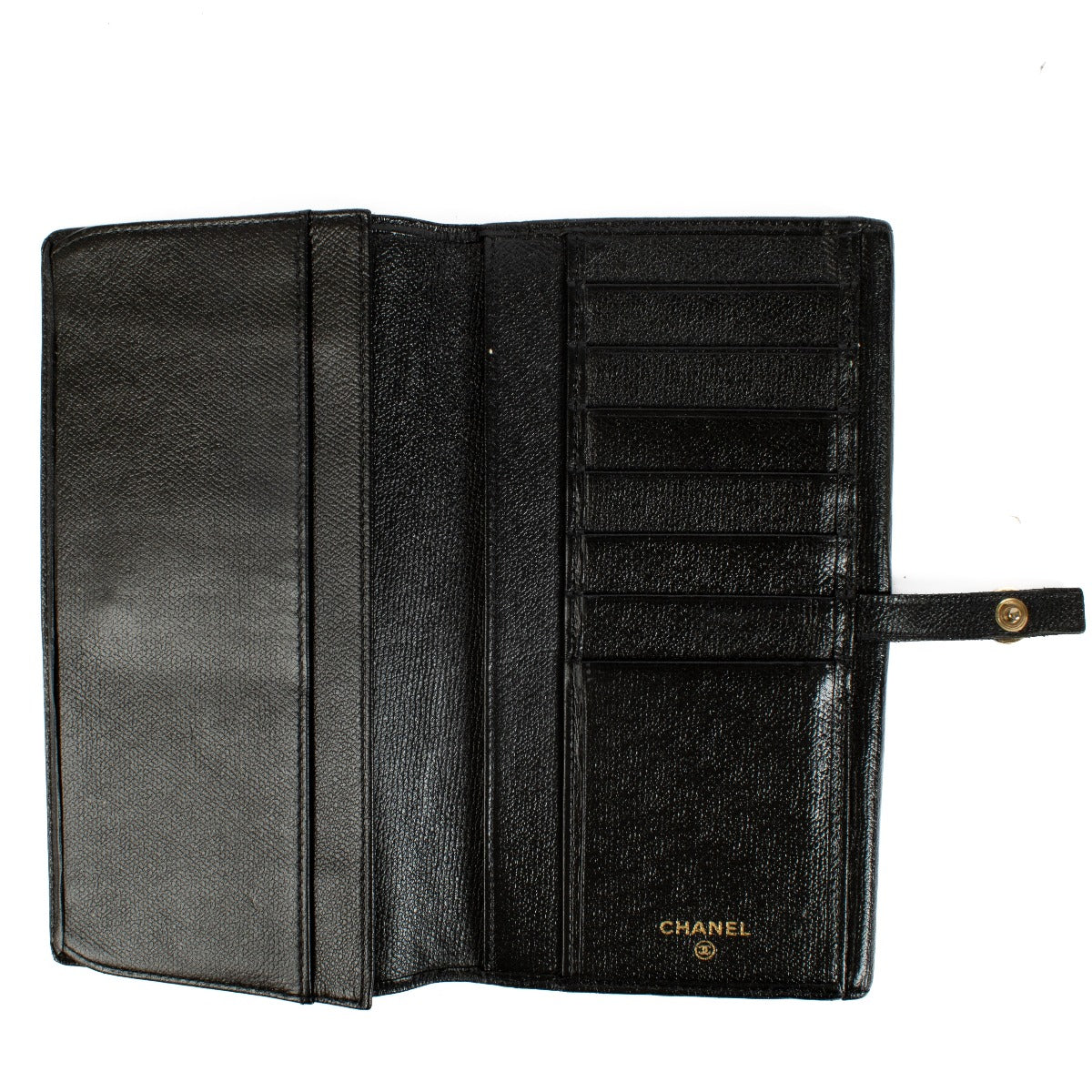 Shop 100% authentic Chanel Leather Black Wallet at Labellov.com.