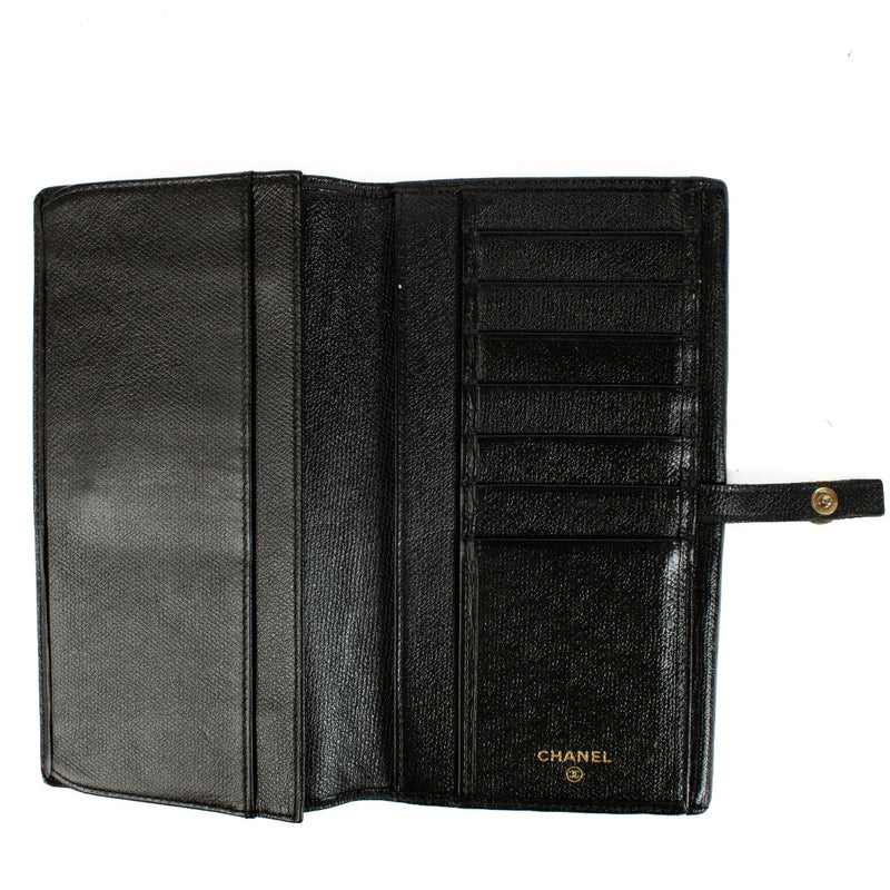 Shop 100% authentic Chanel Leather Black Wallet at Labellov.com.