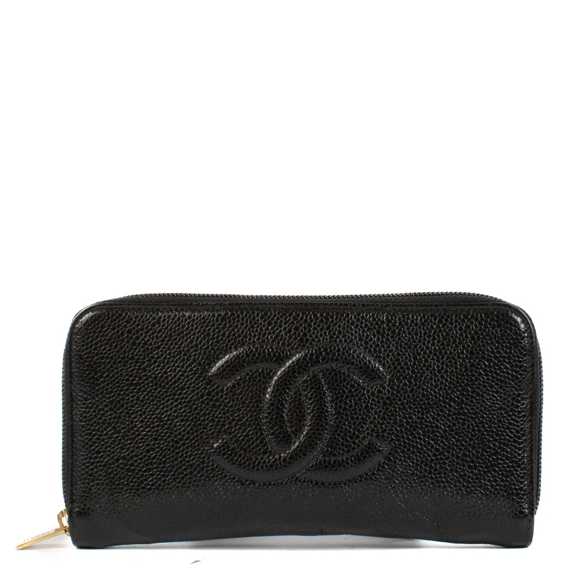 Shop 100% authentic Chanel Leather Black CC Wallet at Labellov.com.