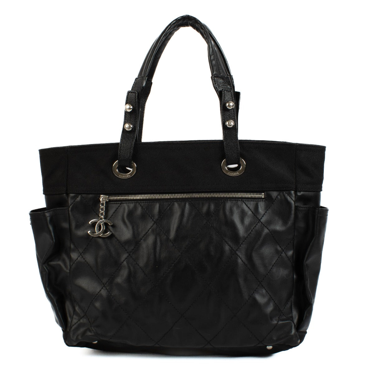 Shop 100% authentic Chanel Black Biaritz Top handle at Labellov.com.