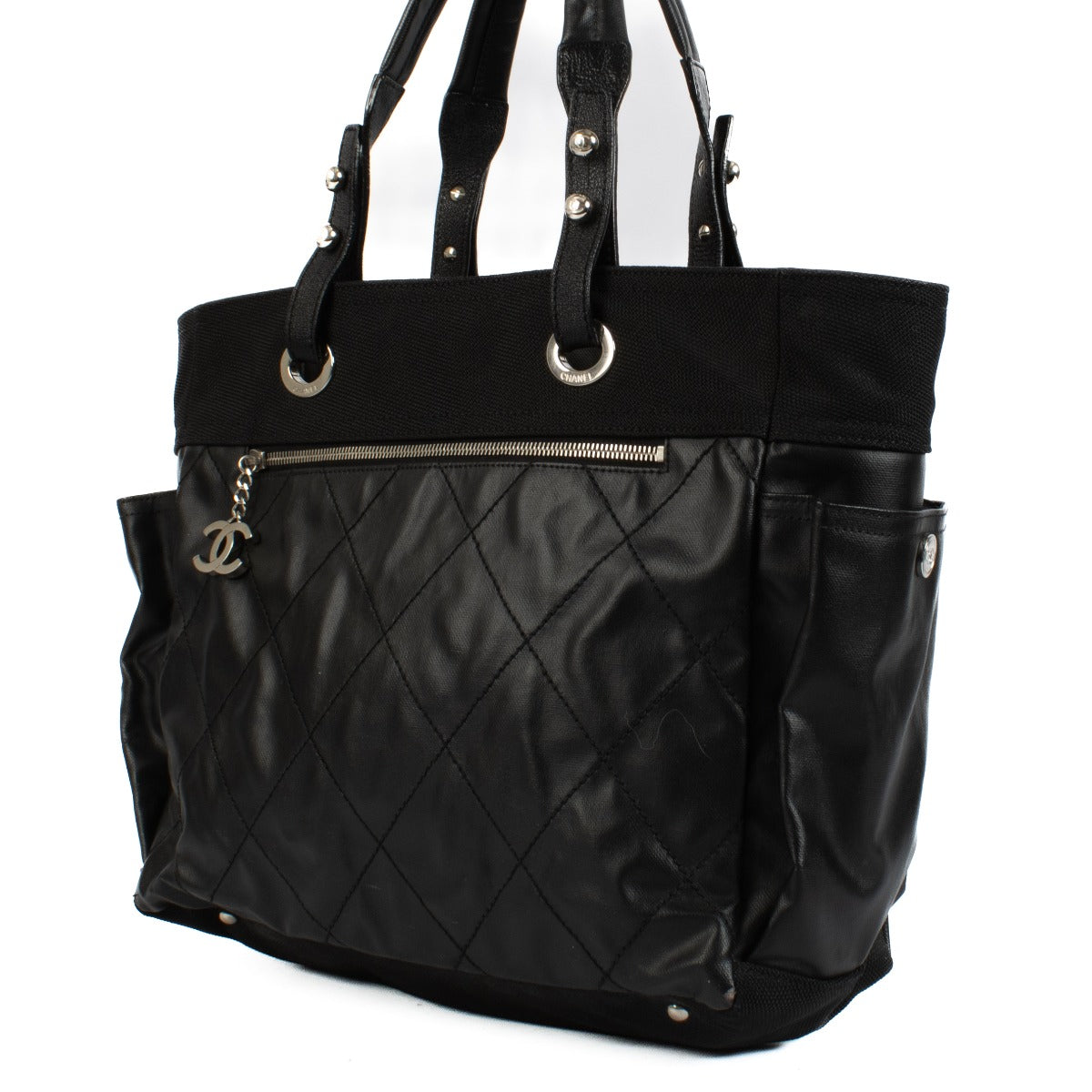 Shop 100% authentic Chanel Black Biaritz Top handle at Labellov.com.