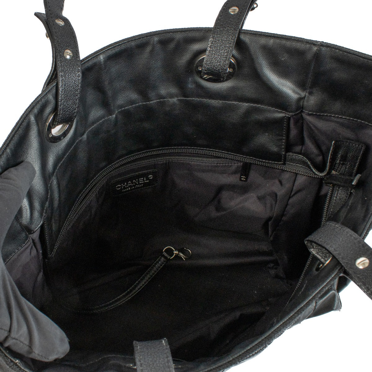 Shop 100% authentic Chanel Black Biaritz Top handle at Labellov.com.