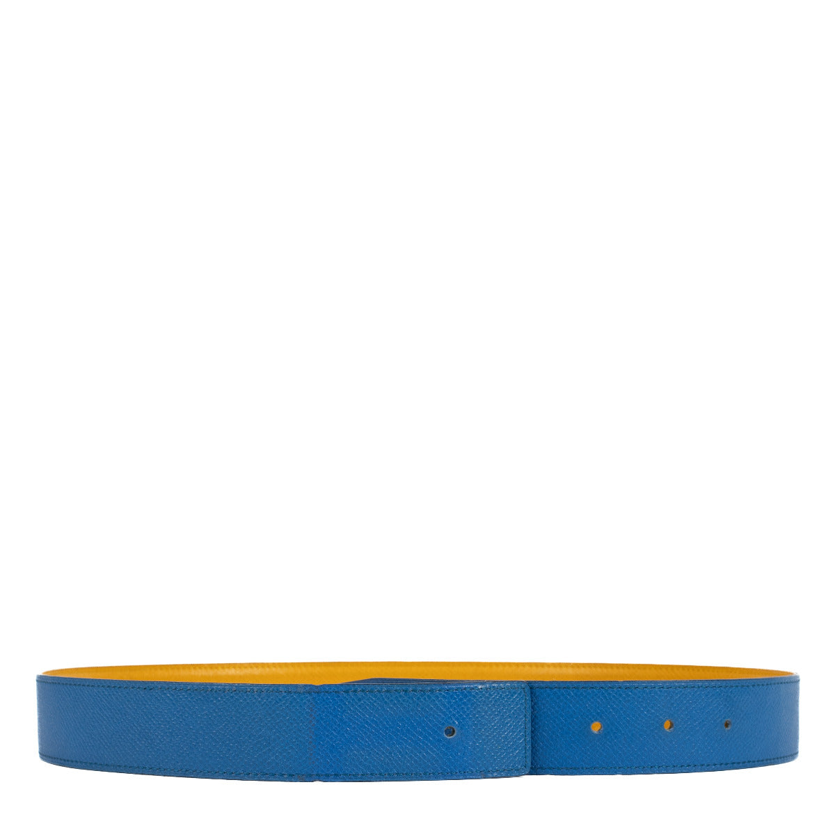 Hermès Blue & Yellow Belt Strap - size 78