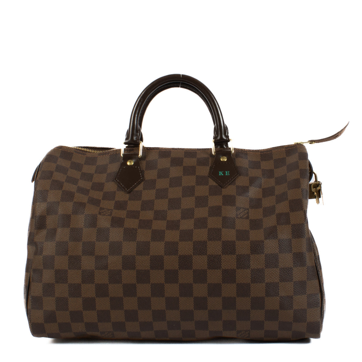 Louis Vuitton Damier Ebene Speedy 35 Top Handle Bag