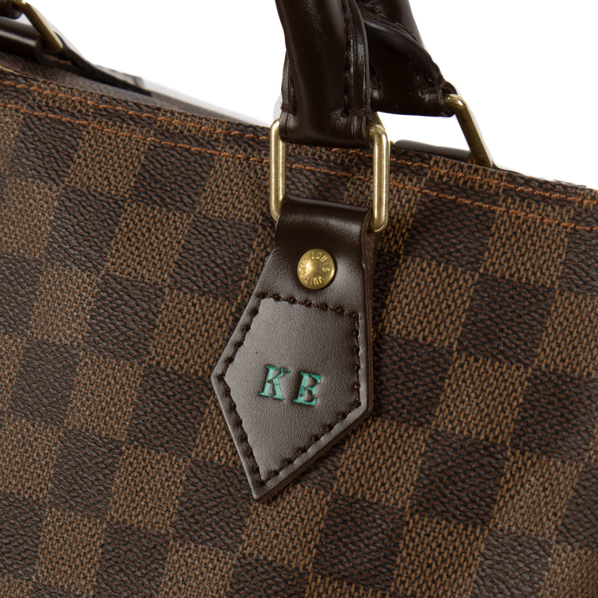 Louis Vuitton Damier Ebene Speedy 35 Top Handle Bag