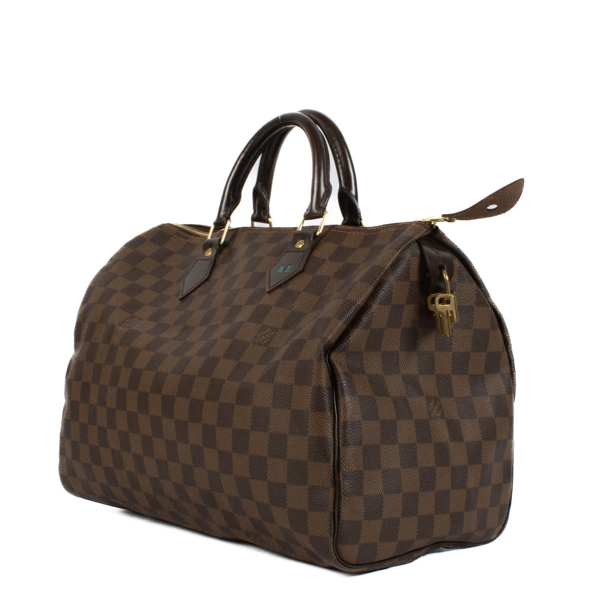 Louis Vuitton Damier Ebene Speedy 35 Top Handle Bag