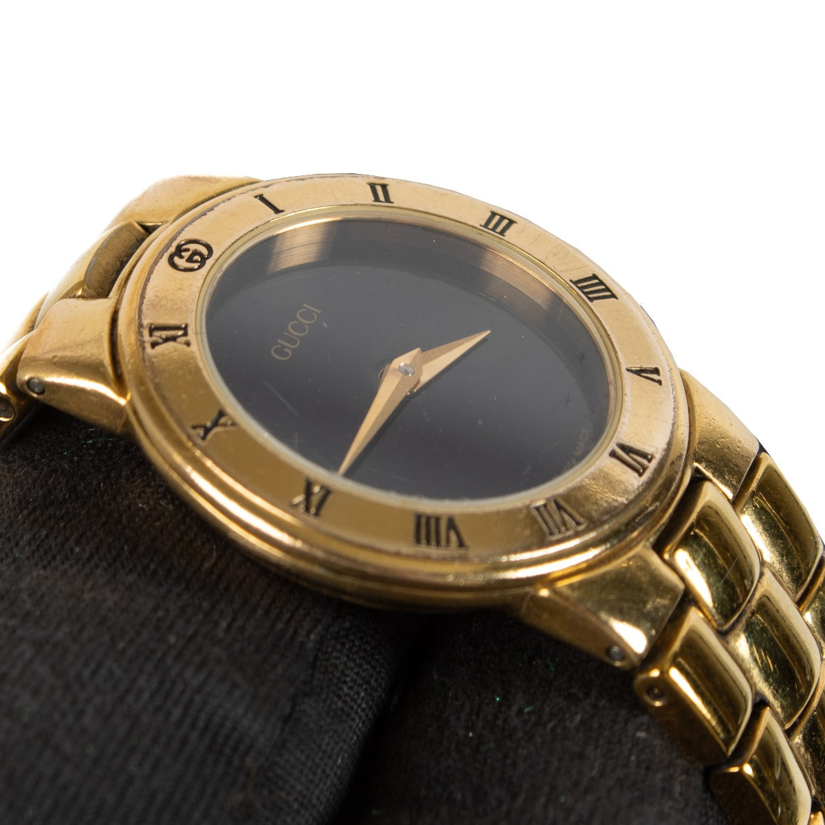 Montre Vintage Gucci Plaqué Or 3300.2.L