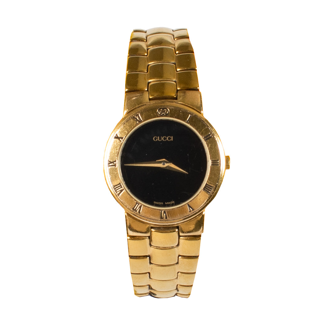 Gucci Gold-Plated Vintage 3300.2.L Watch
