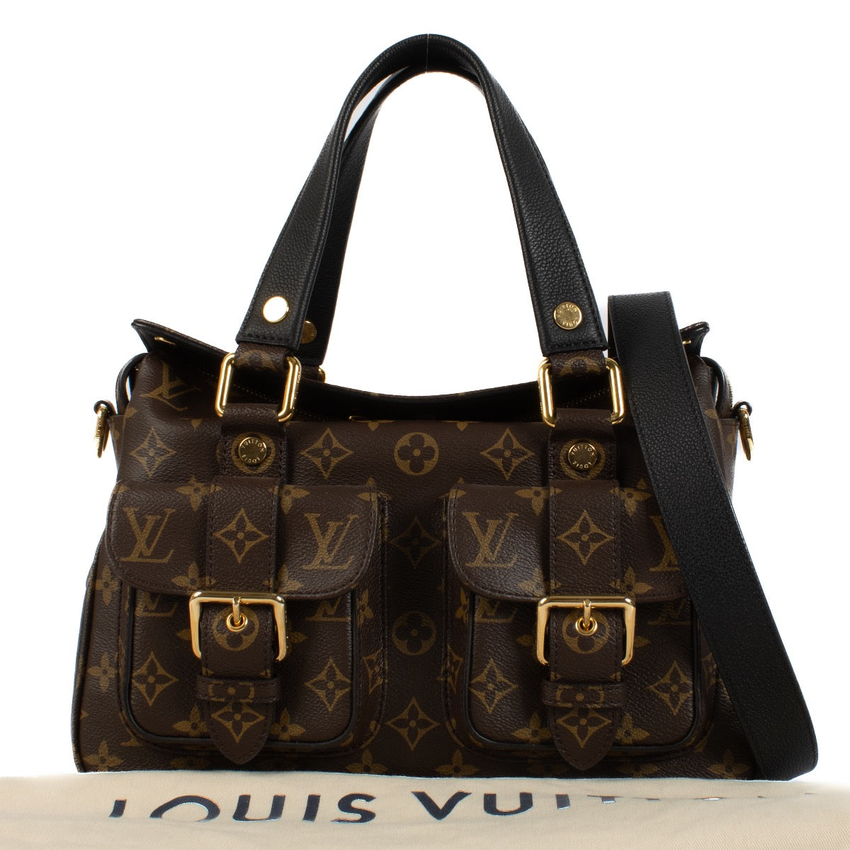 Buy authentic secondhand Louis Vuitton Monogram Manhattan Shoulder Bag at the right price at LabelLOV vintage webshop. Safe and secure online shopping. Koop authentieke tweedehands Louis Vuitton Monogram Manhattan Shoulder Bag met juiste prijs bij LabelLO